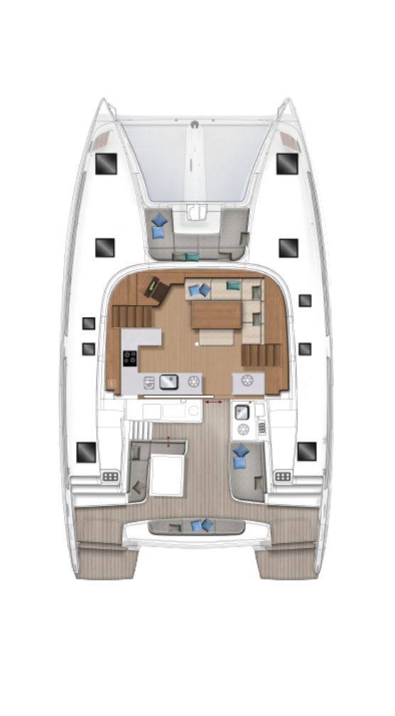 Lagoon 40 Carre Cockpit