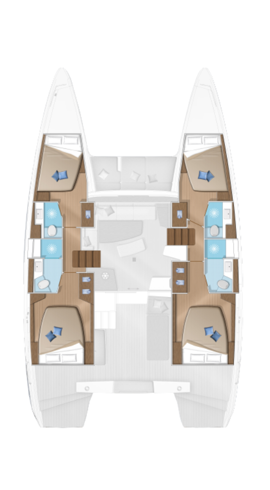 Lagoon 40 Carre Cockpit